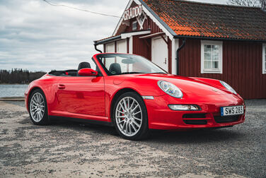 Exteriörbild på 2007 Porsche Carrera 4S Cabriolet