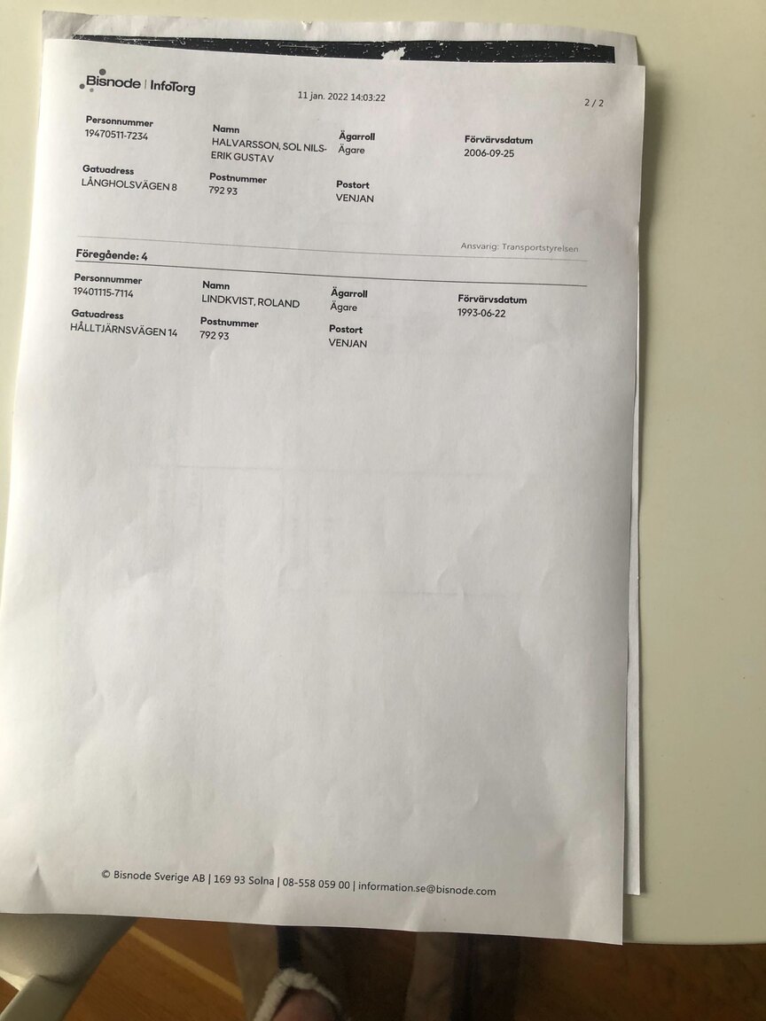 Dokumentation för 1970 Volvo Amazon 121 (2)