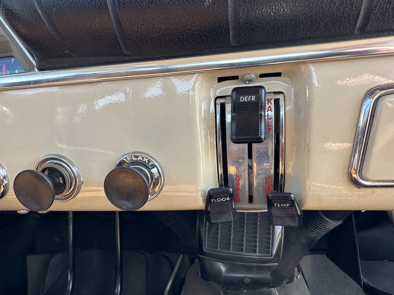 Innenraumfoto von 1968 Volvo Amazon 121