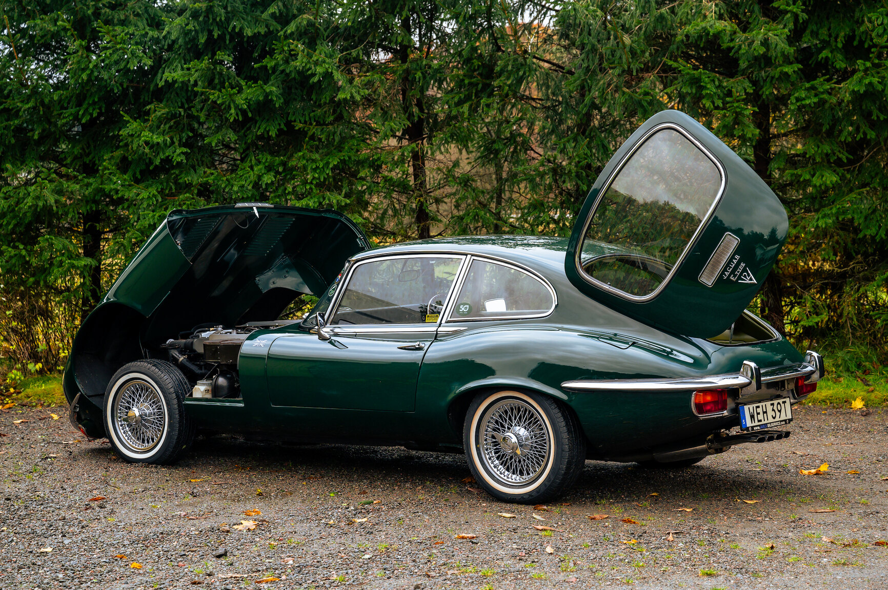 Exteriörbild på 1973 Jaguar E-Type V12