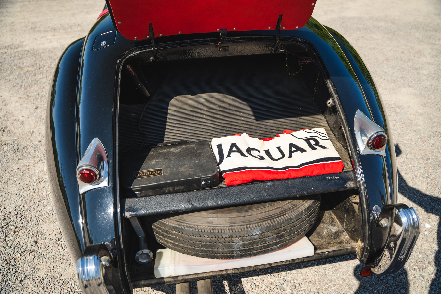 Interiörbild 1951 Jaguar XK 120