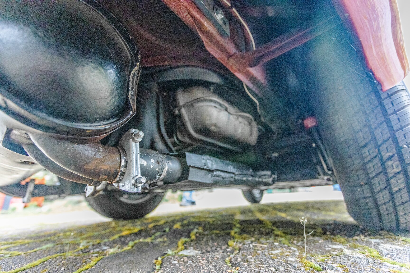 Image of 1962 Porsche 356 BT6 "Notchback" mechanics
