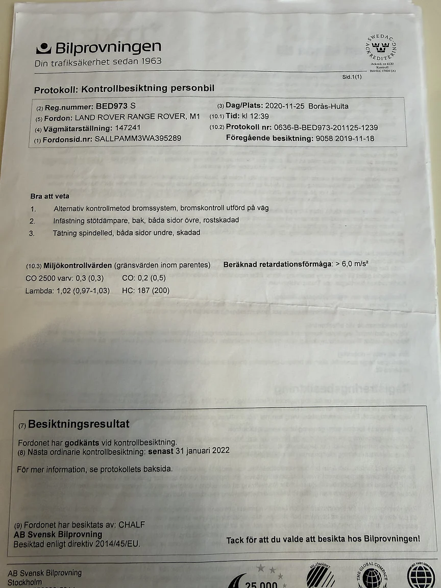 Documentation for 1998 Land Rover Range Rover P38 (13)