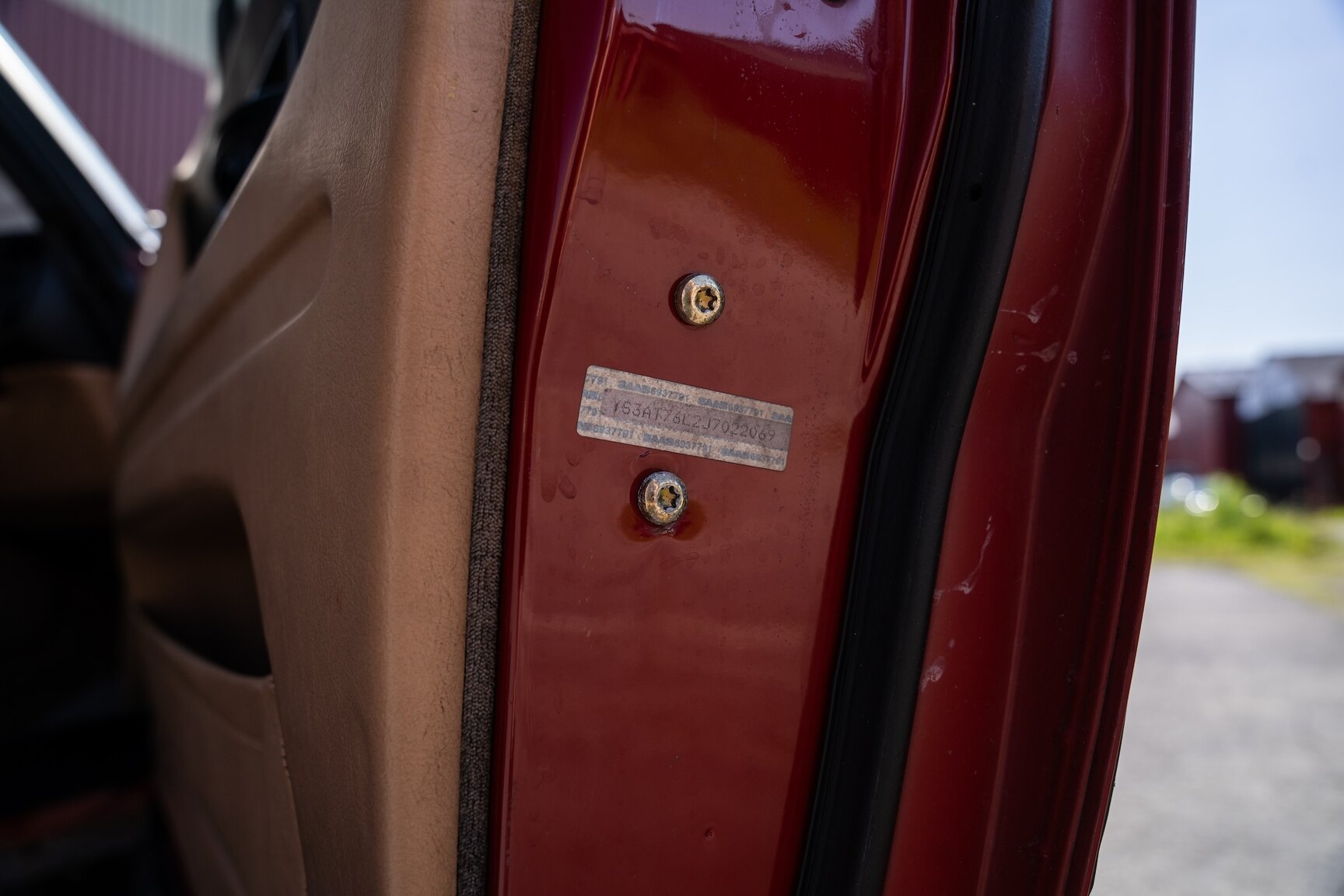 Interior image of 1988 Saab 900 Turbo Convertible