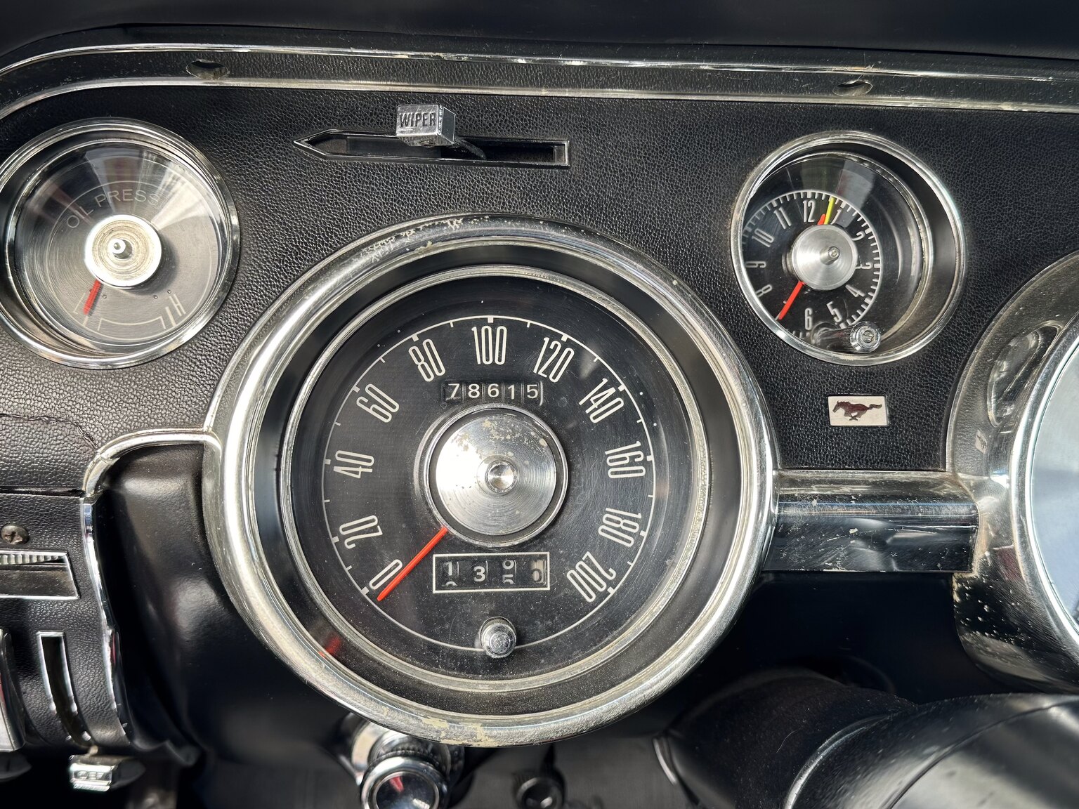 Interiörbild 1968 Ford Mustang Hardtop 3.3