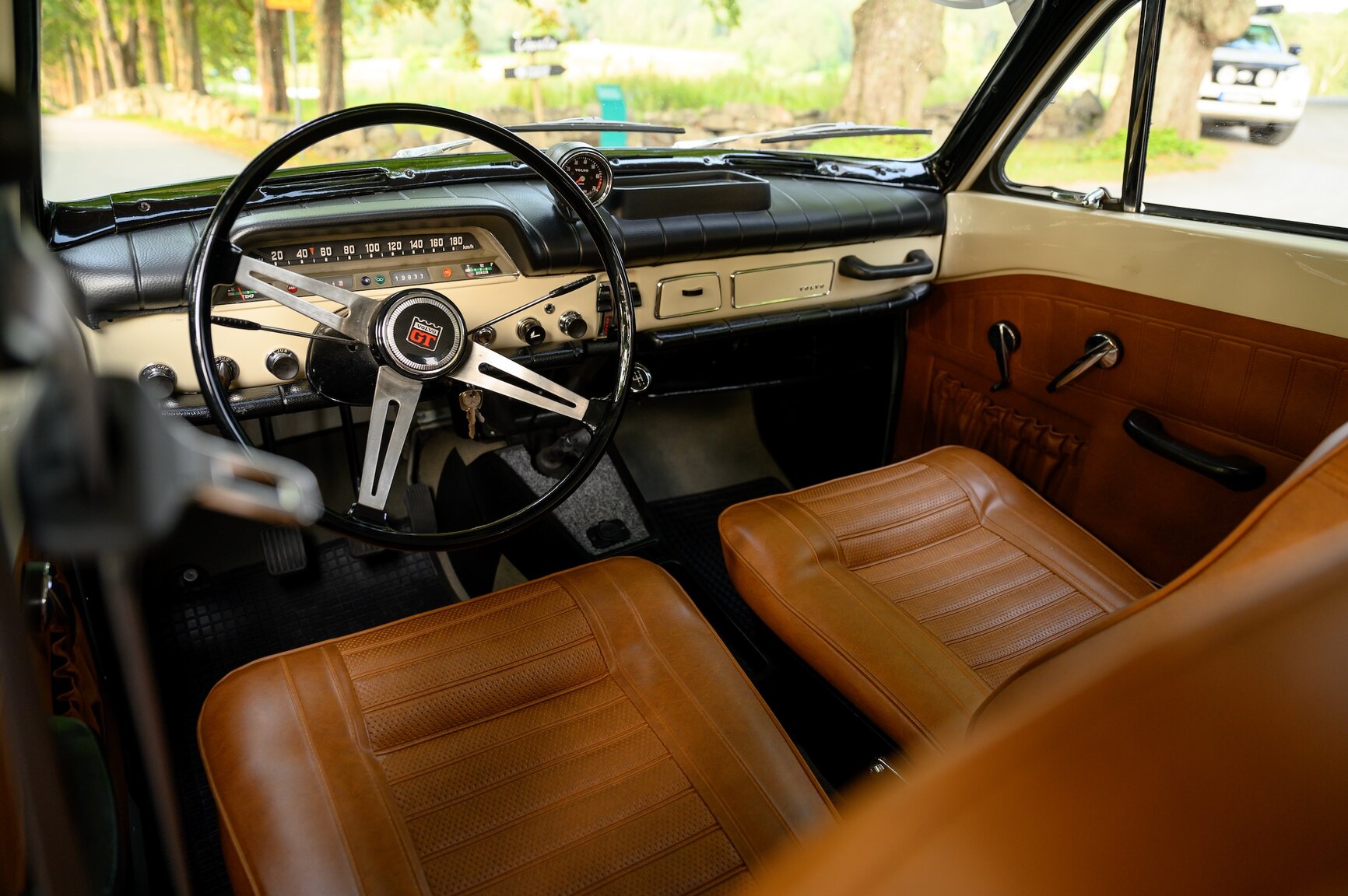 Interiörbild 1968 Amazon Herrgårdsvagn