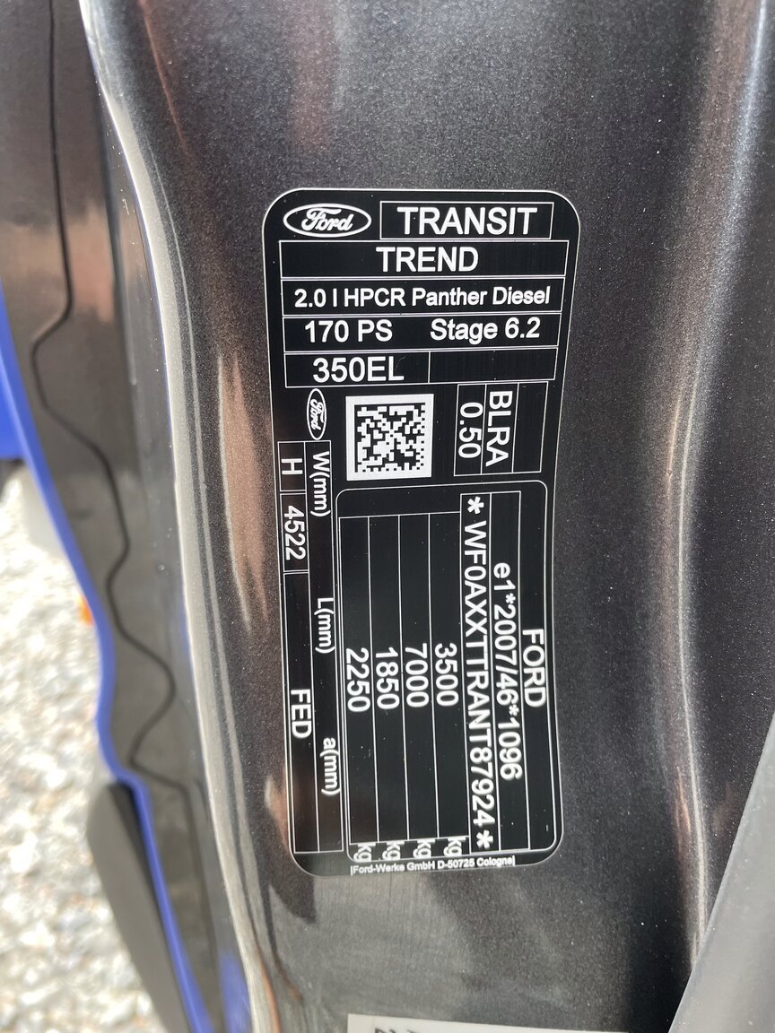 Interior image of 2022 Ford Transit fordonstransport
