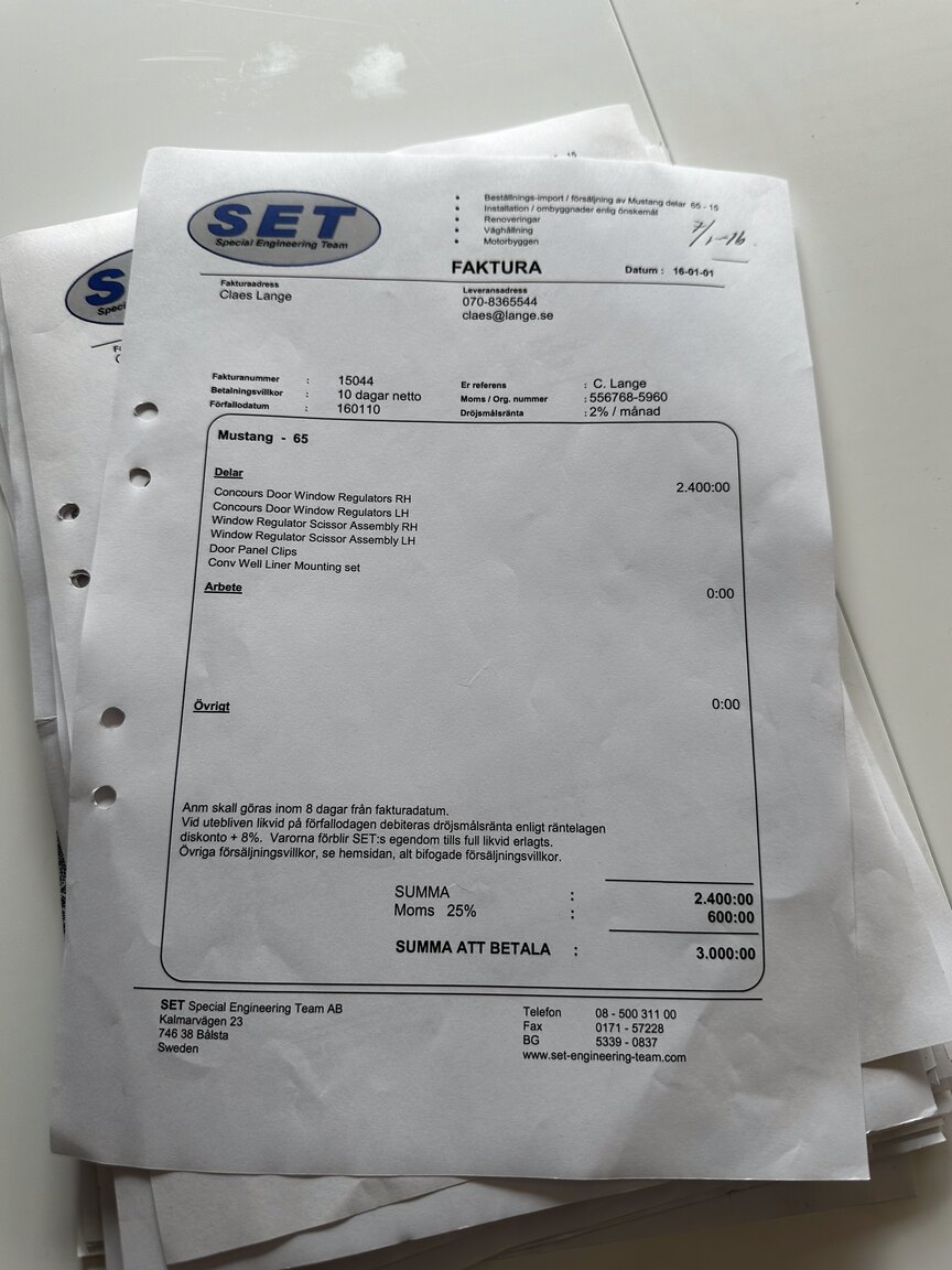 Documentation for 1965 Ford Mustang Cabriolet (26)