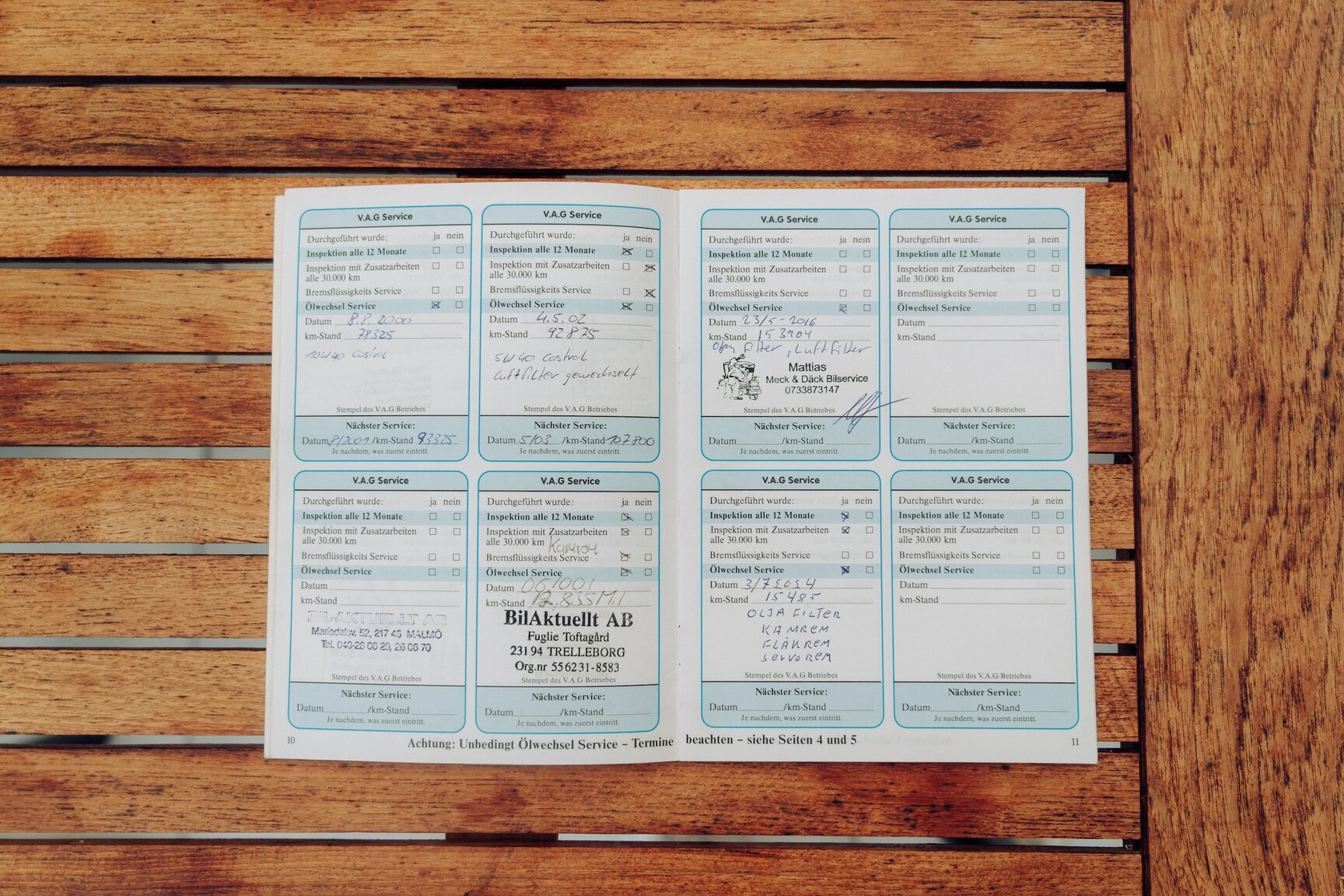 Documentation for 1991 VW Golf Cabriolet "Etienne Aigner Edition"