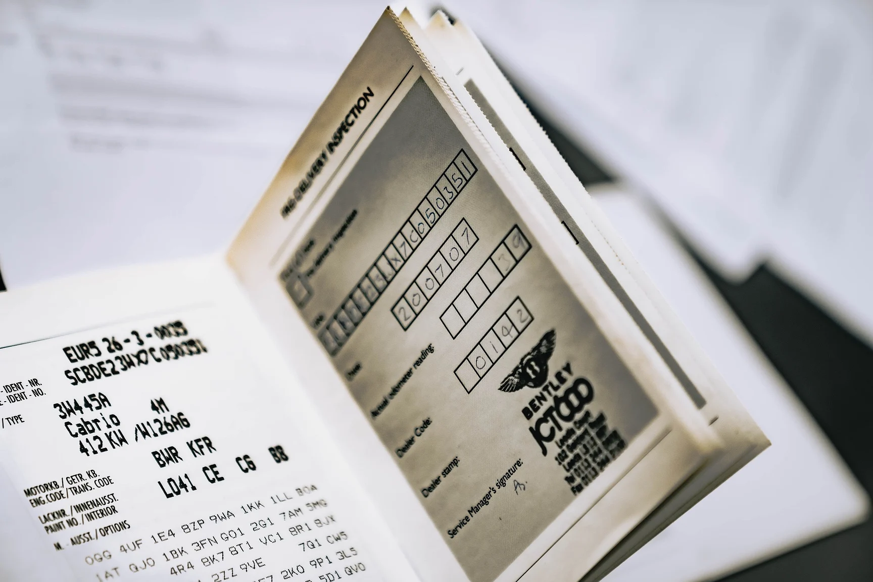 Dokumentation, 2007 Bentley Continental GTC (4)