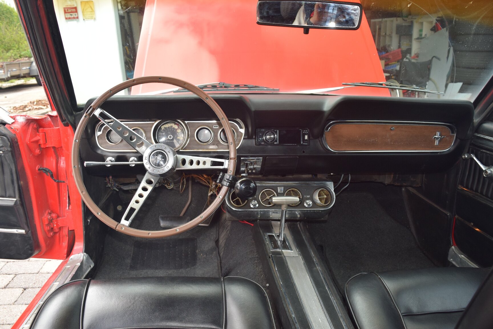 Interiörbild 1965 Ford Mustang 