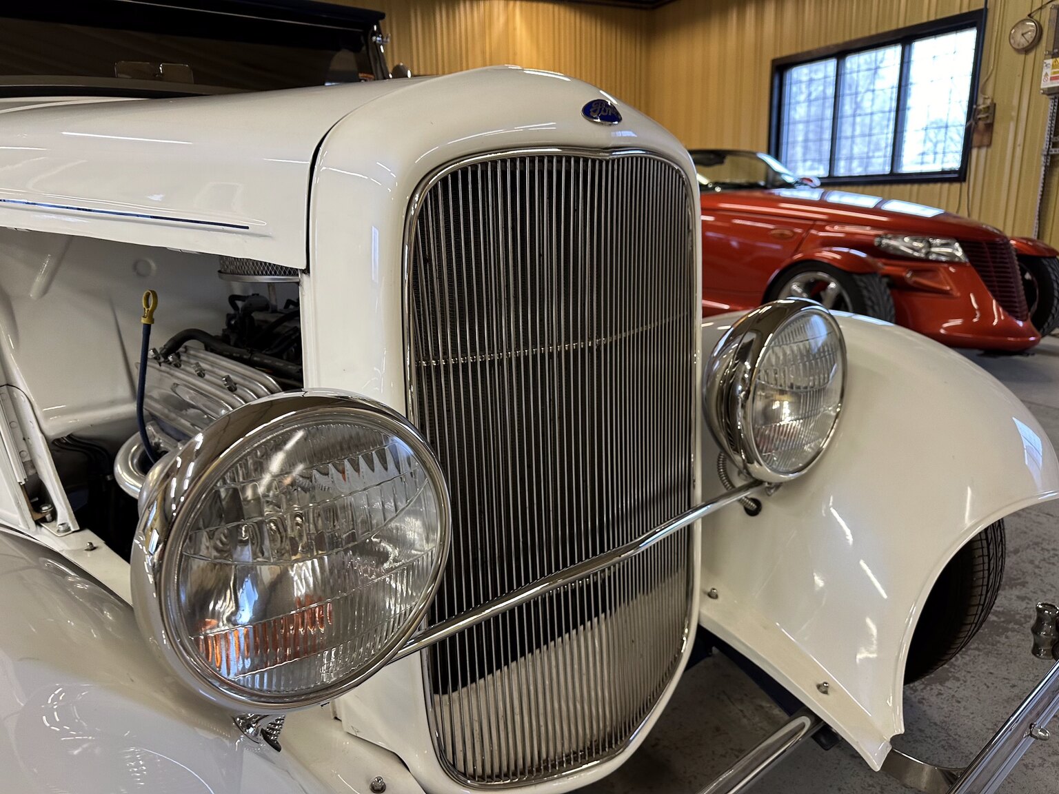 Exteriörbild på 1932 Custom Ford Rod White Ice