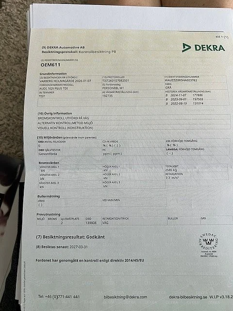 Dokumentation för 2017 Audi SQ 5 Plus TDI (2)