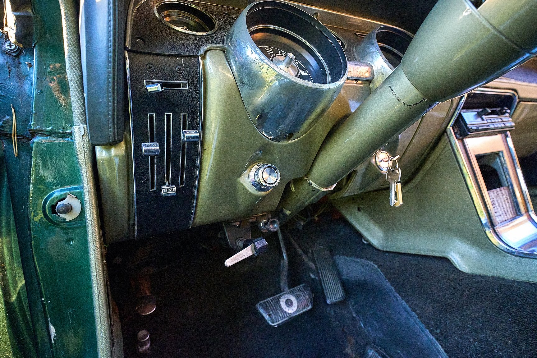 Interiörbild 1967 Ford Mustang Hardtop