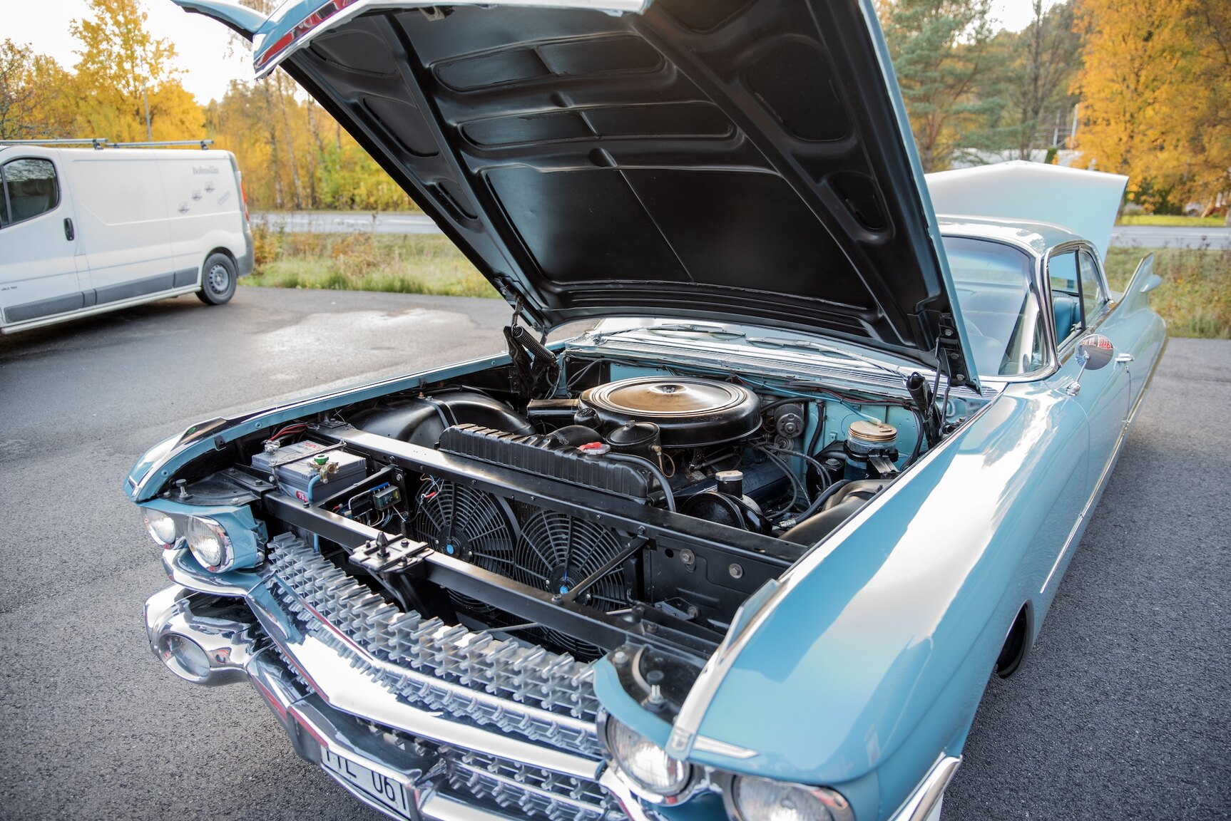 Image of 1959 Cadillac Coupe de Ville mechanics