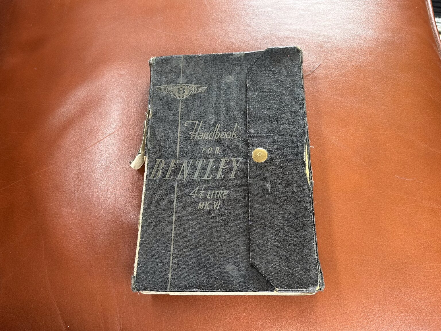 Documentation for 1947 Bentley Mark IV Sport Saloon