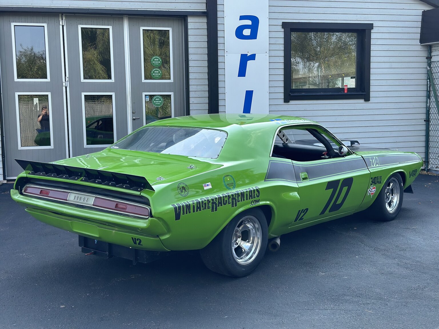 Exteriörbild på 1970 Dodge Challenger Race Car