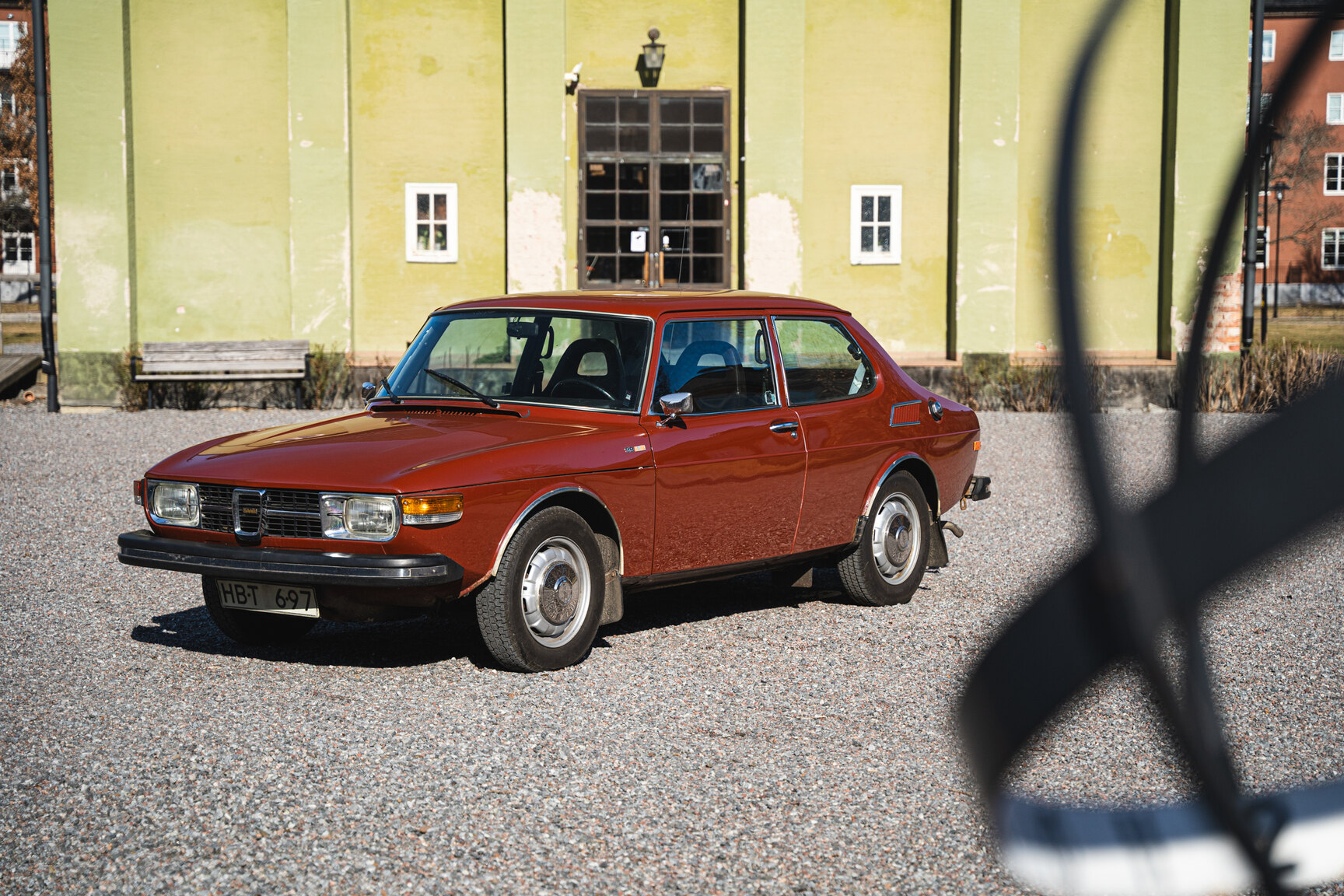 Exteriörbild på 1974 SAAB 99 