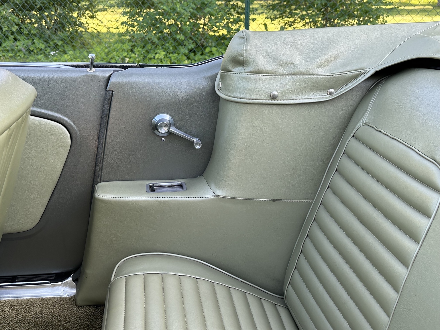 Interiörbild 1965 Ford Mustang 289 Cabriolet