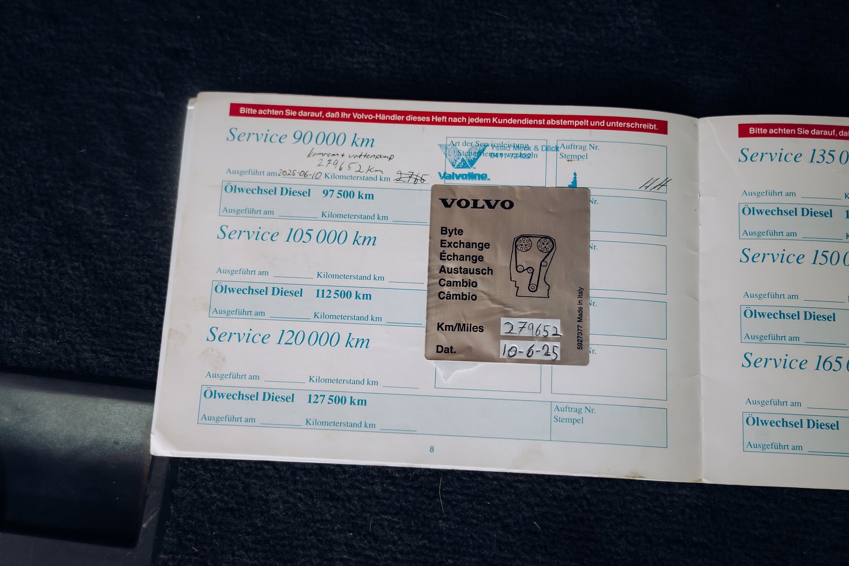 Dokumentation för 1995 Volvo 850 T-5 R Kombi 