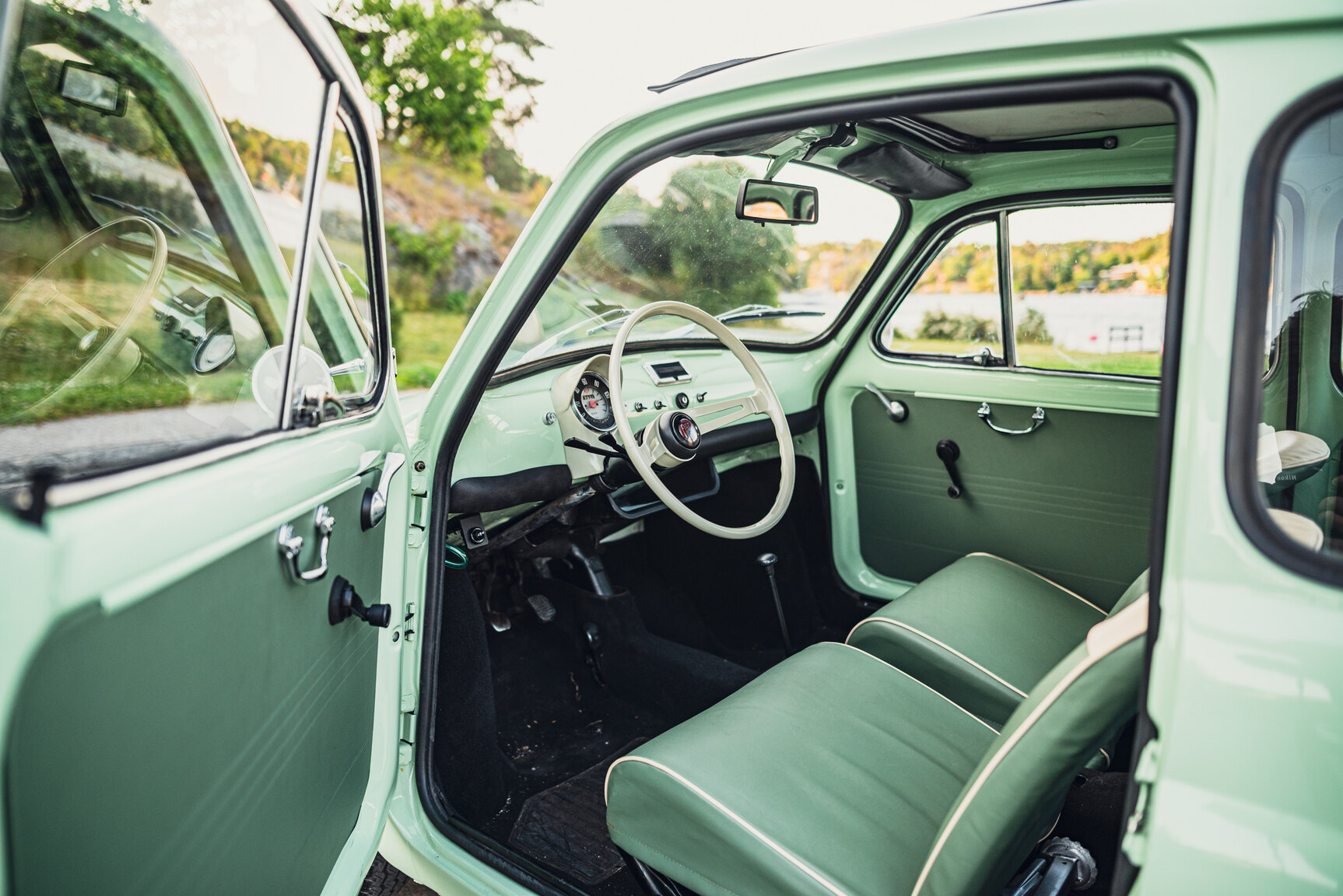 Interiörbild 1967 Fiat 500 "No Reserve Auction"