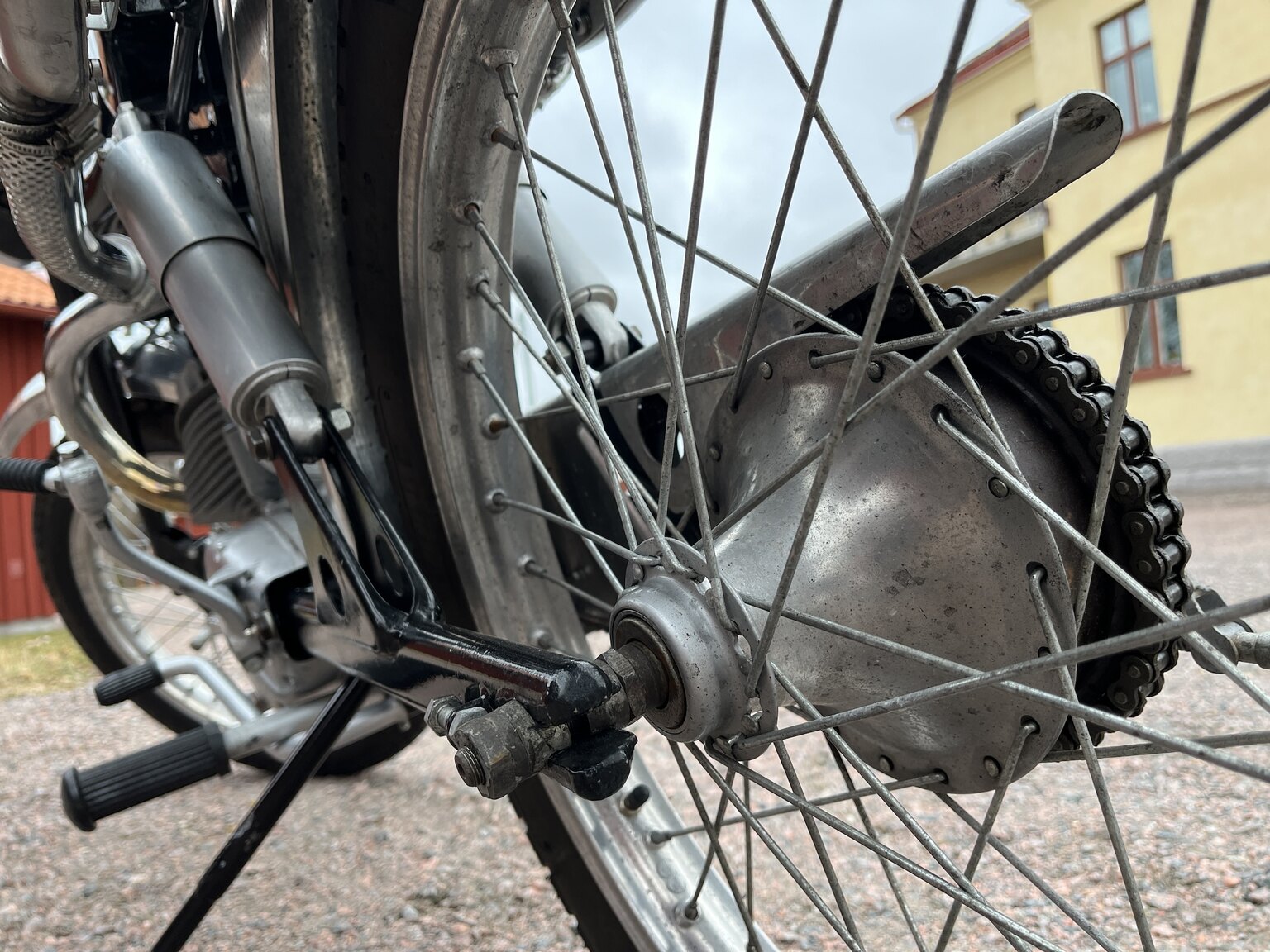 1958 Husqvarna 283 "Guldpilen", Mekanik