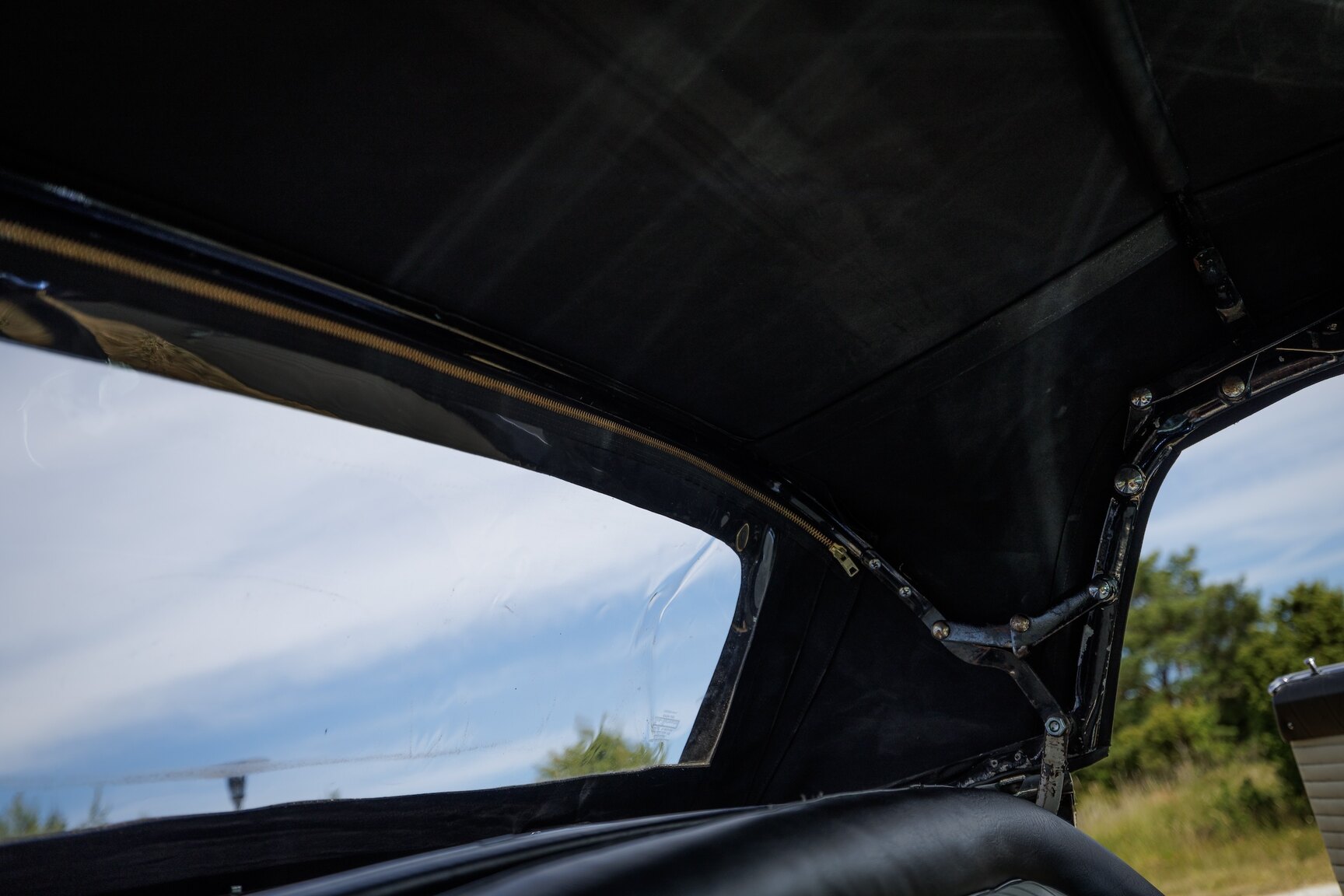 Interiörbild 1956 Ford Thunderbird