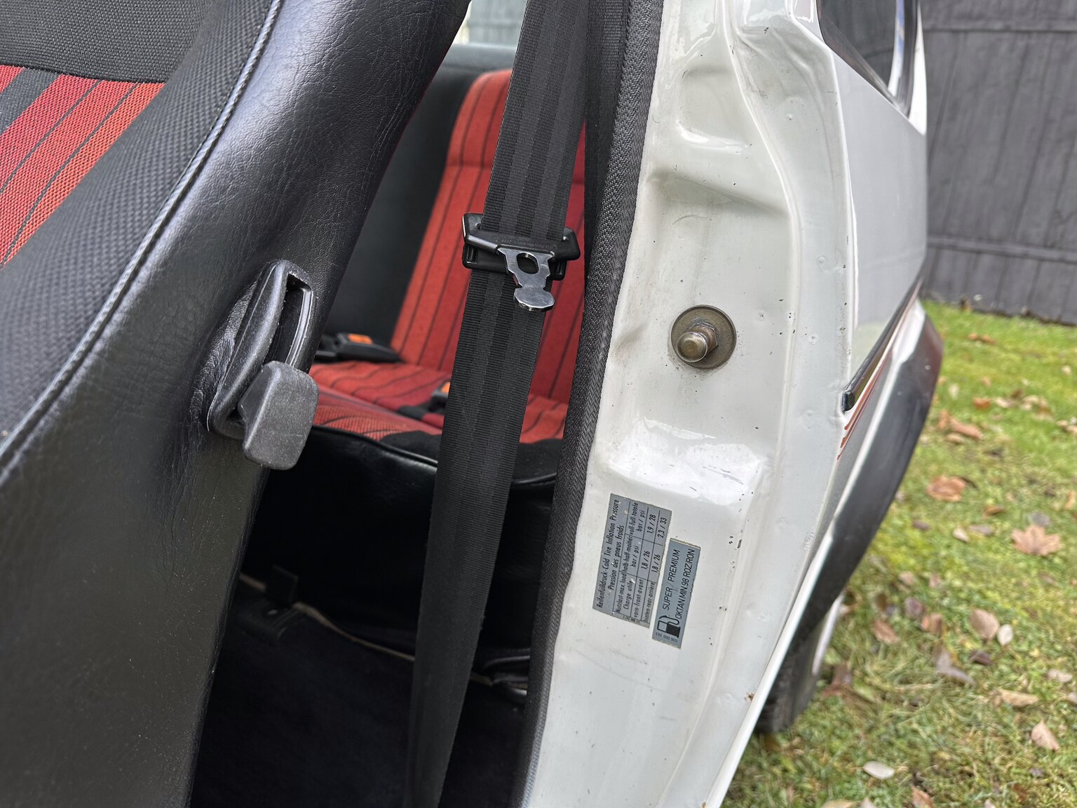 Interiörbild 1984 Volkswagen Golf GTI Special