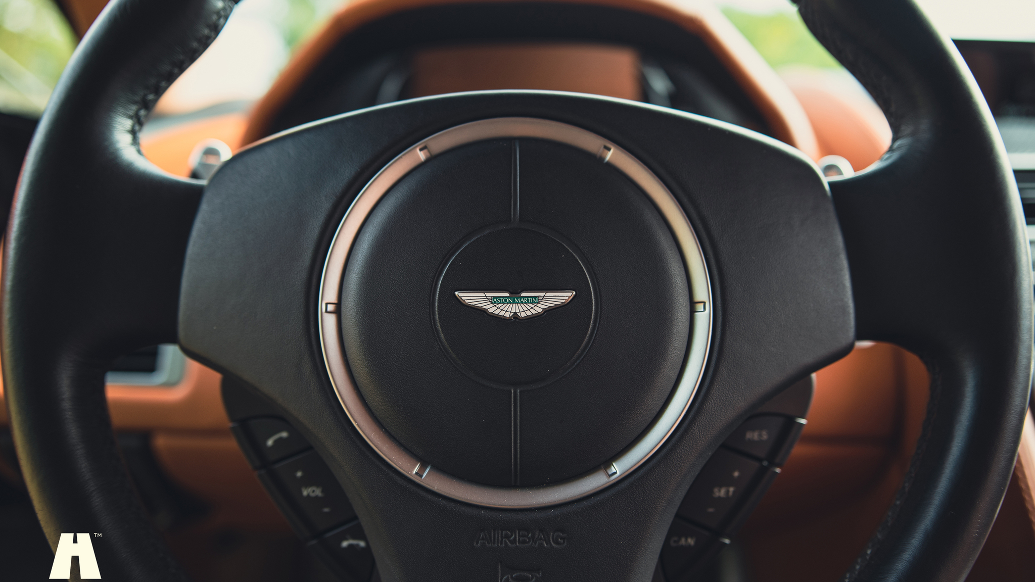 Interiörbild 2014 Aston Martin Rapide S