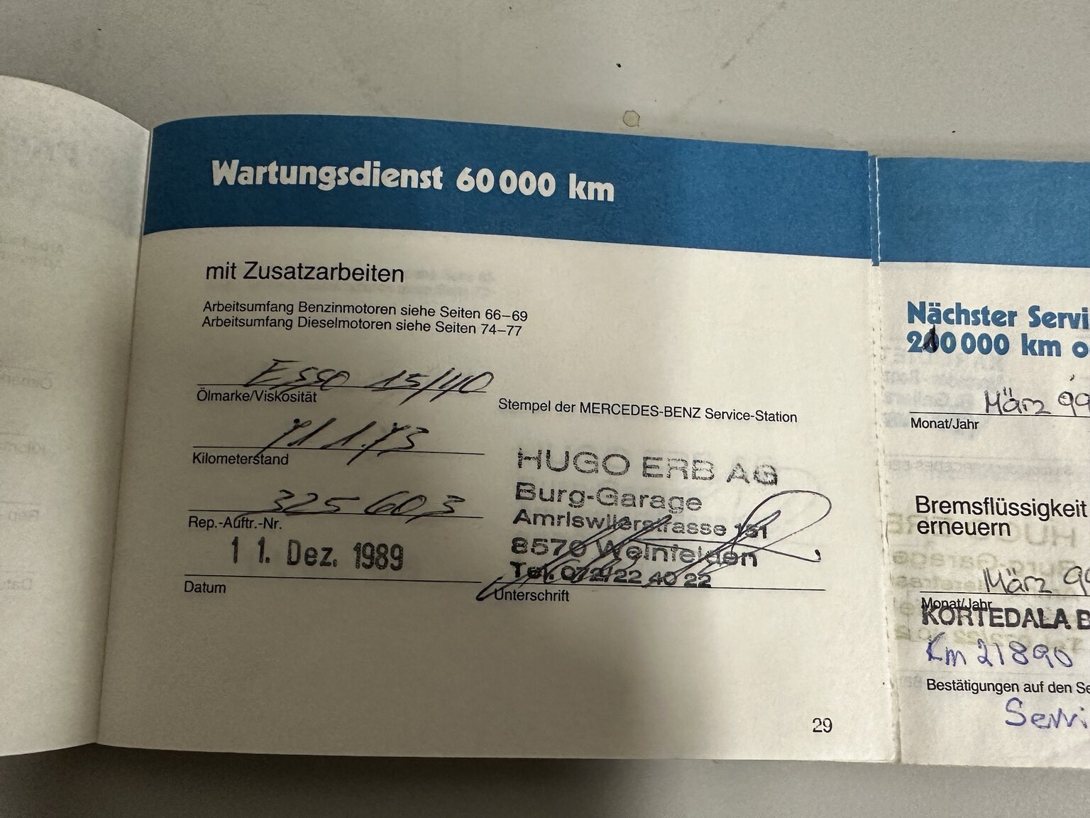 Dokumentation, 1986 Mercedes-Benz 500 SEC (11)