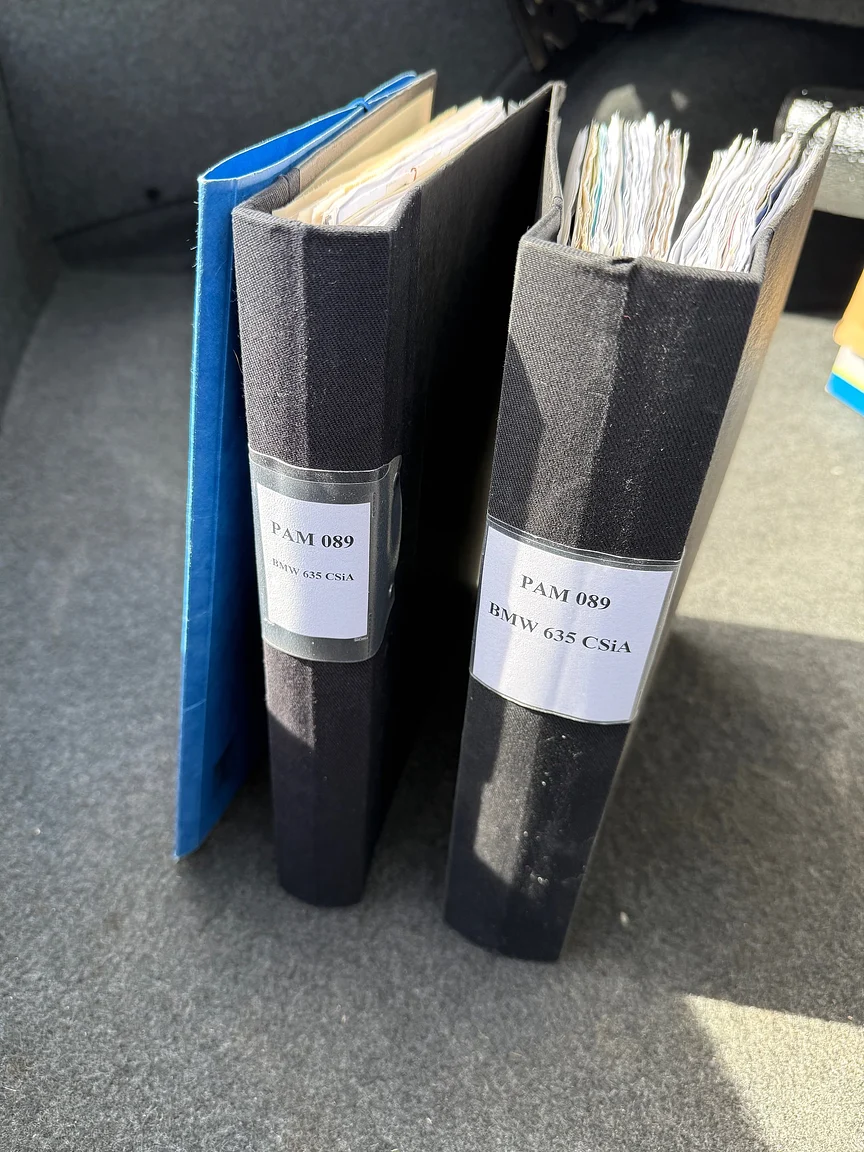 Documentation for 1985 BMW 635 CSiA (E24) (1)