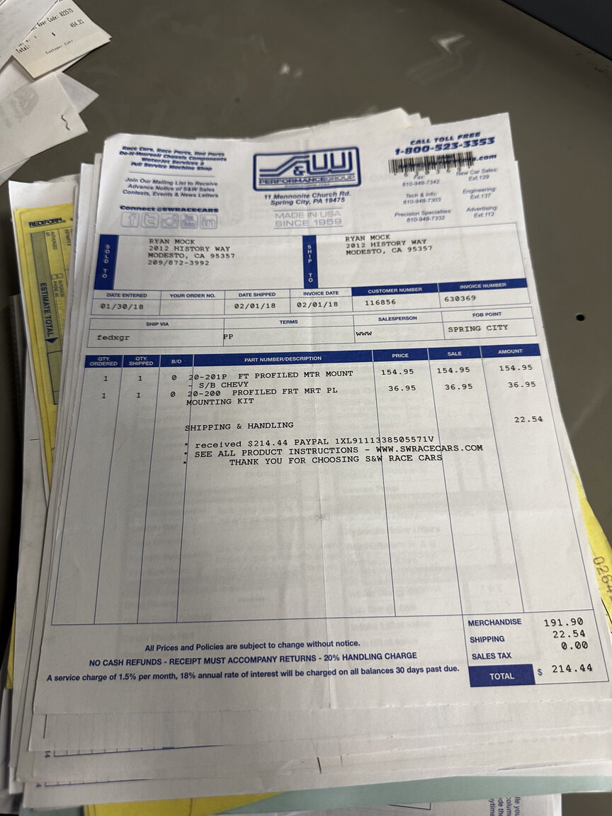 Documentation for 1968 Chevrolet Chevelle PRO Street (74)