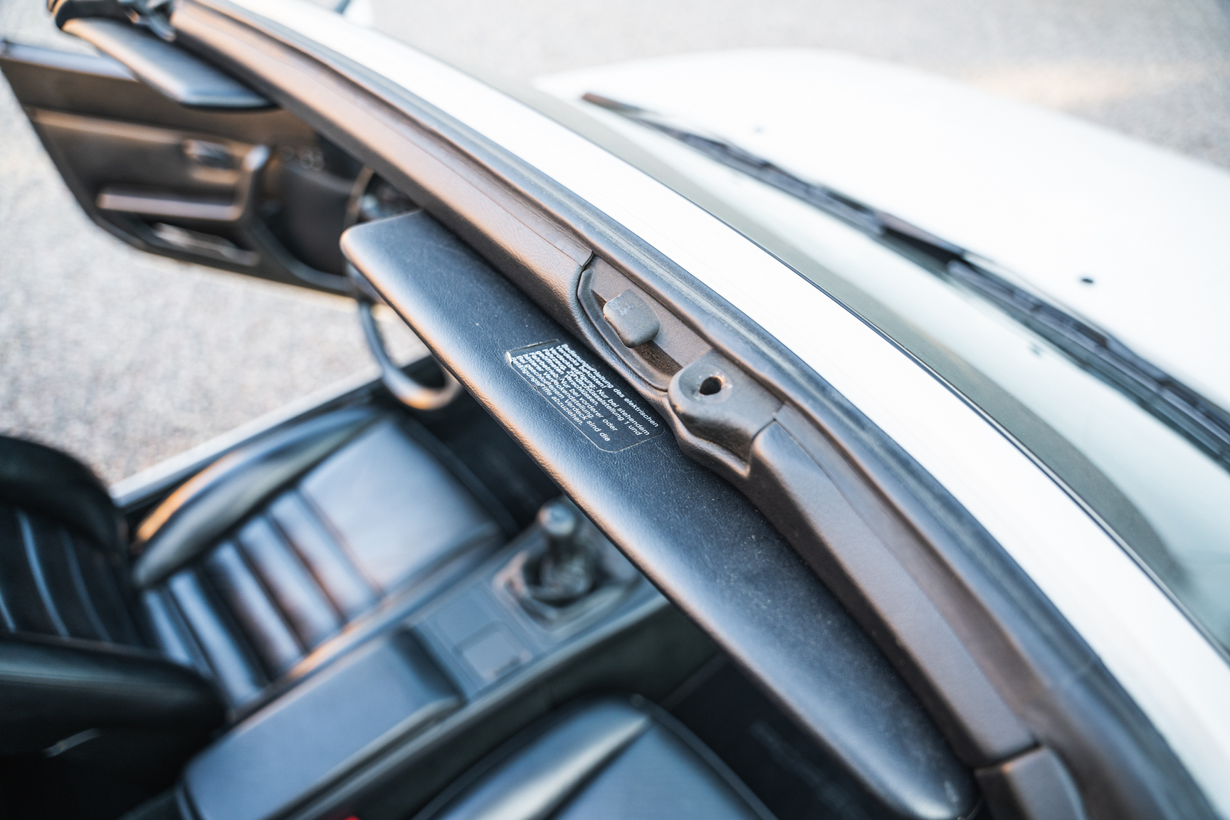 Interiörbild 1991 Porsche 944 Turbo Cabriolet