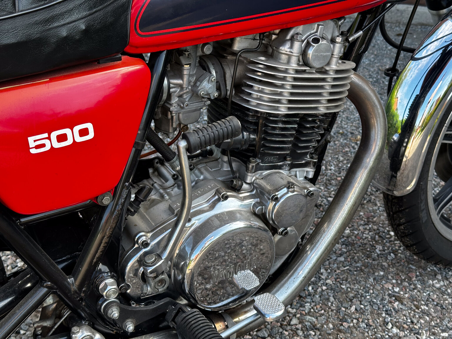 Image of 1979 Yamaha SR500 mechanics