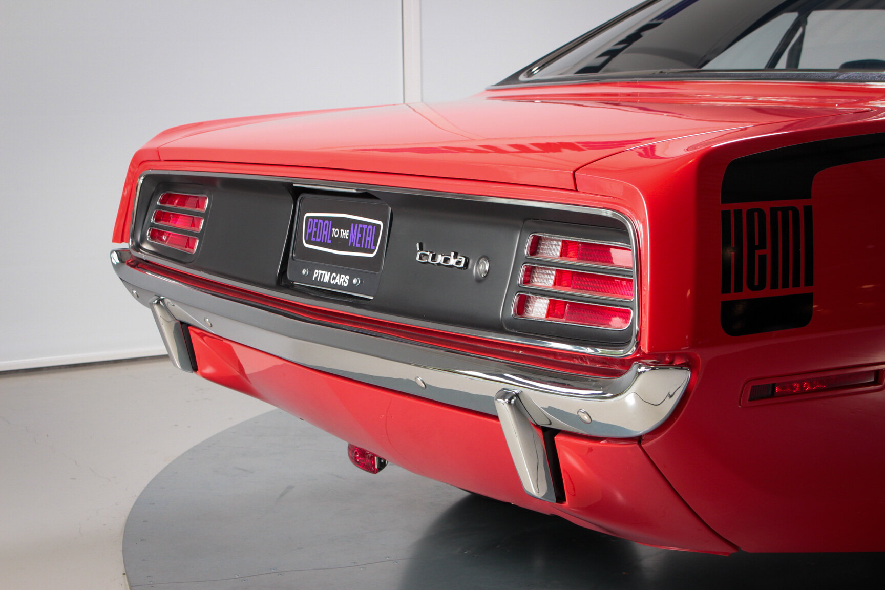 Exteriörbild på 1970 Plymouth Hemi Cuda