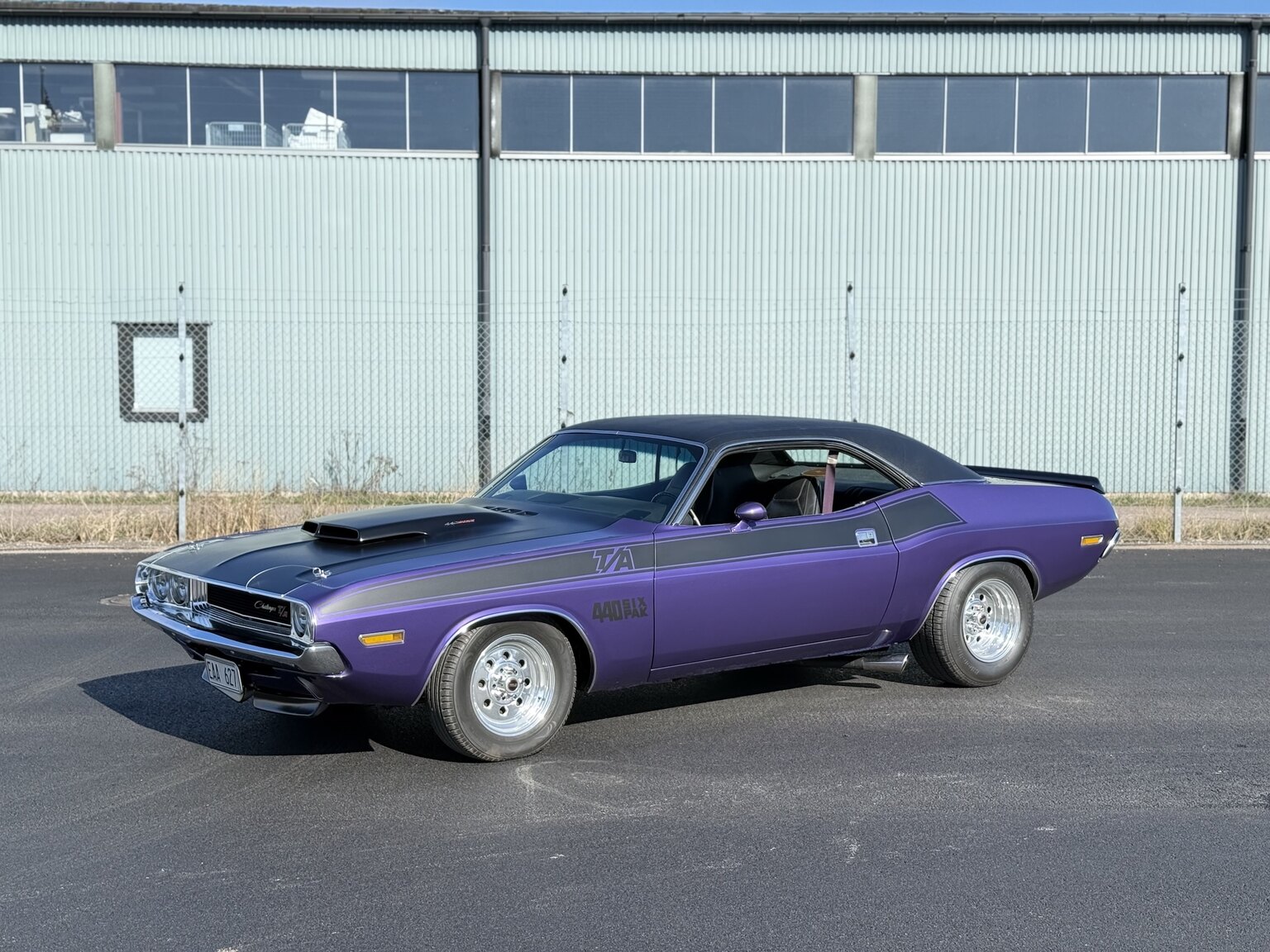 Exteriörbild på 1970 Dodge Challenger T/A 440 cui