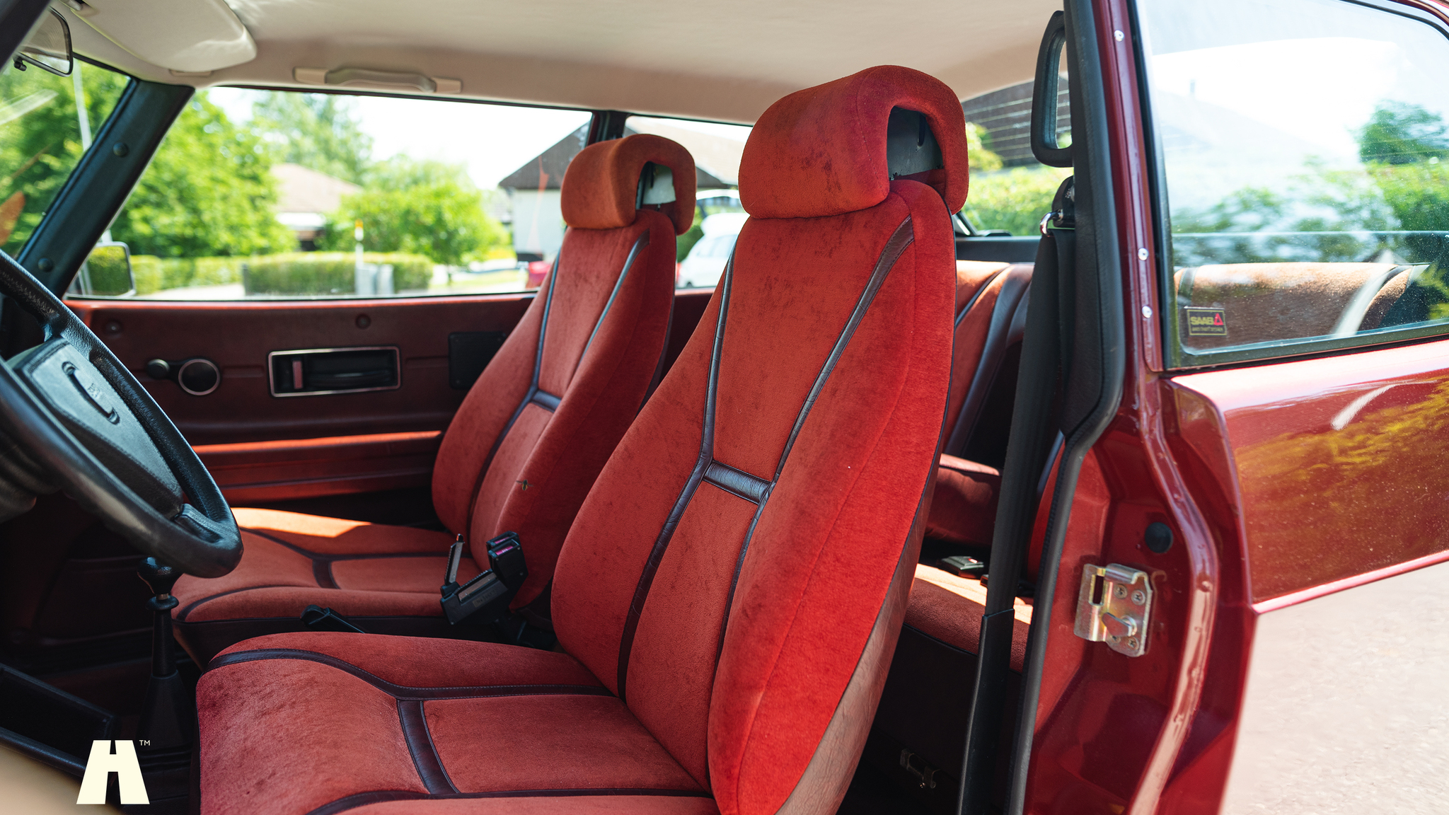 Interiörbild 1980 Saab 99 Turbo unikum
