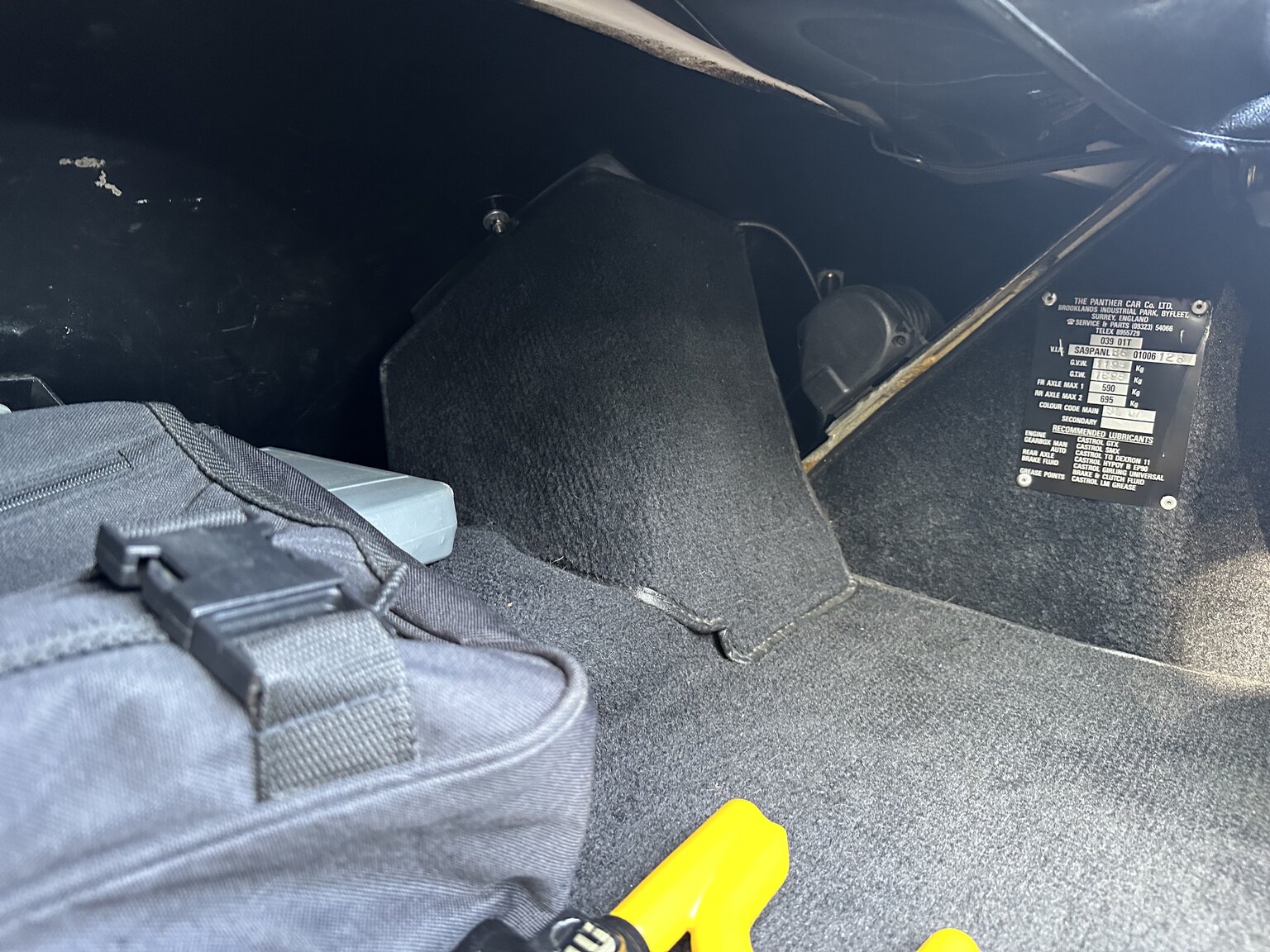 Interior image of 1988 Panther Kallista