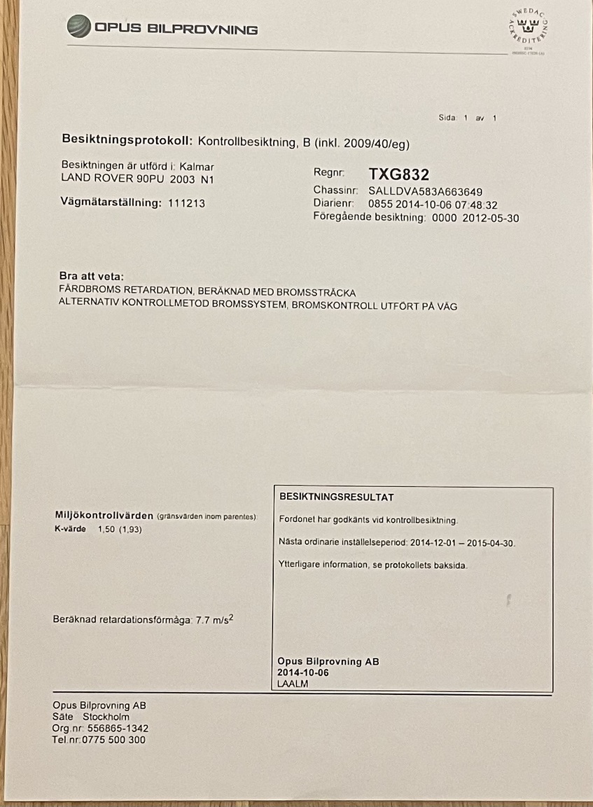 Dokumentation, 2003 Land Rover Defender TD5 90 Pickup (5)