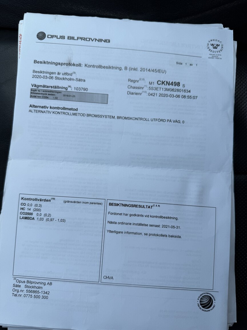 Documentation for 2006 SAAB 9-7X 5.3 V8 XWD