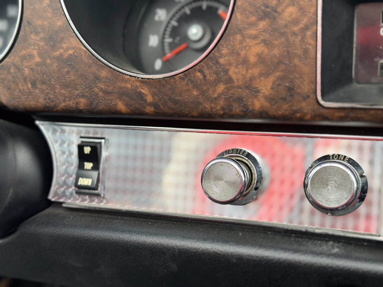 Interiörbild 1971 Pontiac GTO 455 HO Convertible 