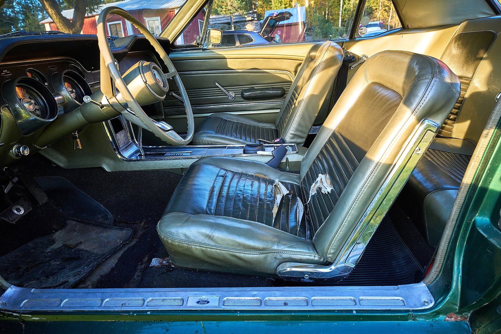 Interiörbild 1967 Ford Mustang Hardtop