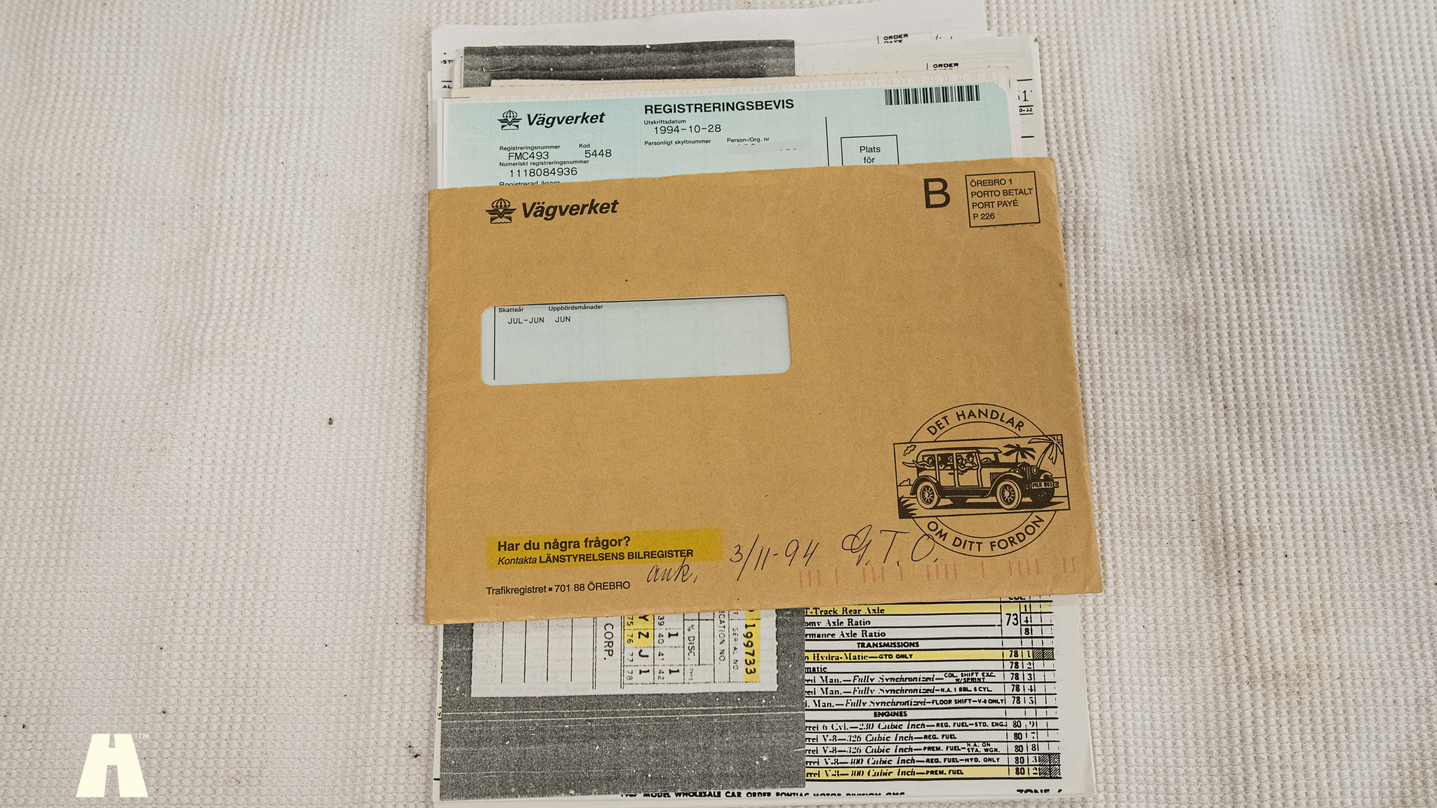 Dokumentation för 1967 Pontiac GTO Hardtop (25)