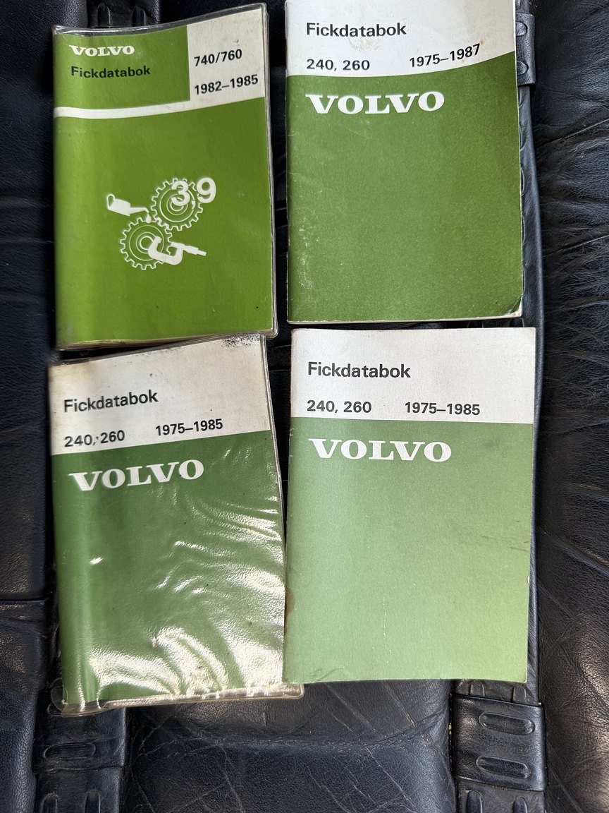 Documentation for 1979 Volvo 262 C 2.8 V6 Automatisk