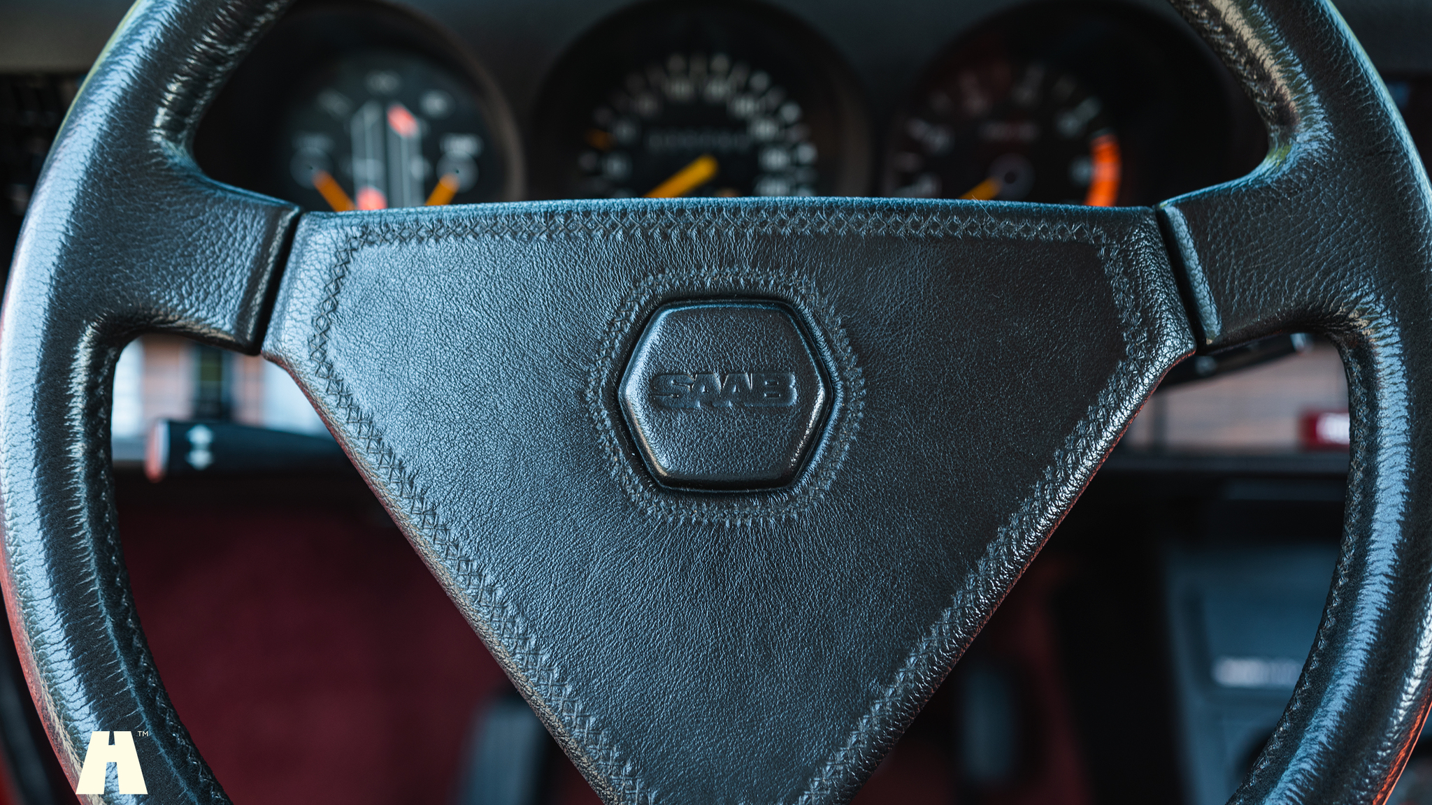 Interiörbild 1980 Saab 99 Turbo unikum