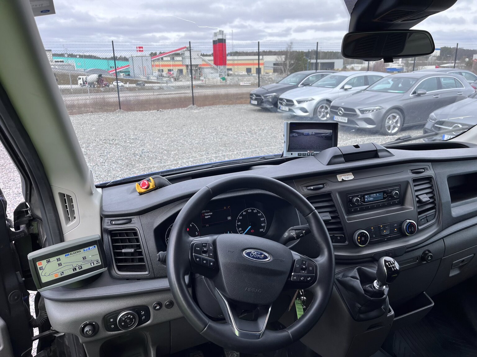 Innenraumfoto von 2022 Ford Transit fordonstransport