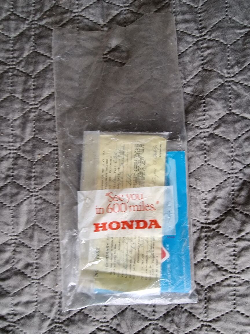 Dokumentation, 1980 Honda CBX 1000
