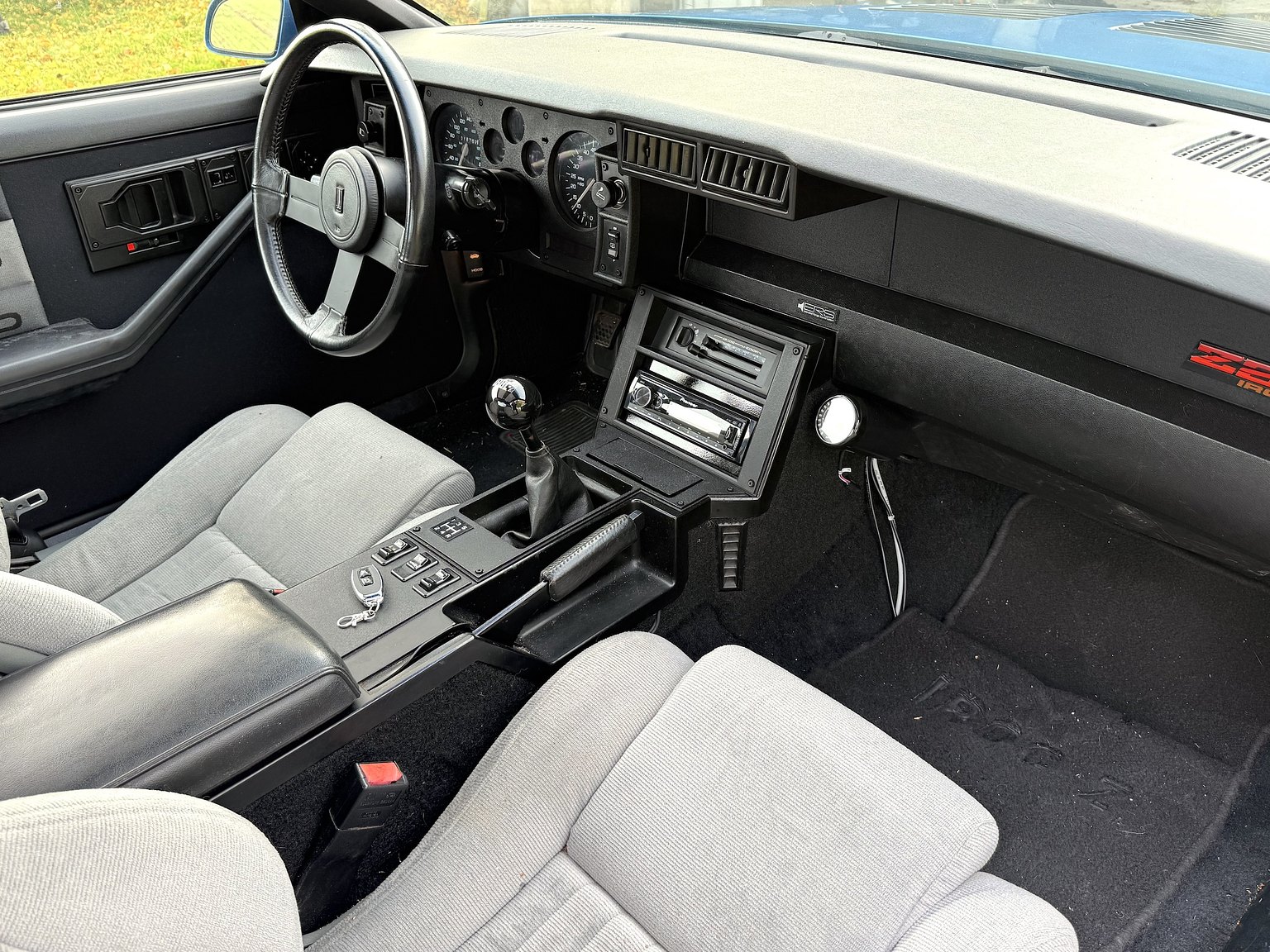 Interiörbild 1985 Chevrolet Camaro IROC-Z – NO RESERVE