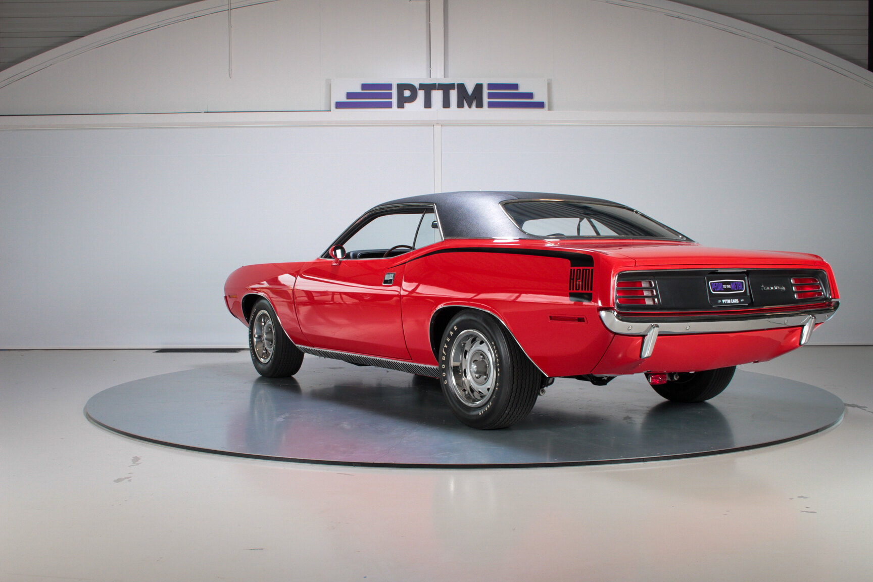 Exteriörbild på 1970 Plymouth Hemi Cuda