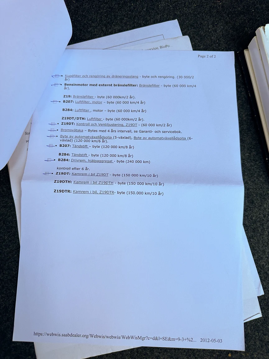 Dokumentation, 2008 SAAB 9-3 Vector 2.0T Cabriolet (10)